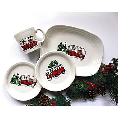 Fiesta&reg; Christmas Bus Bistro Salad Plate. View a larger version of this product image.