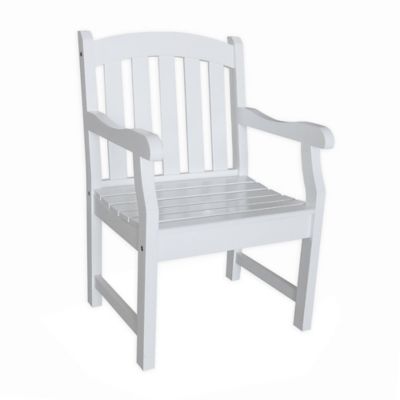 Vifah Renaissance Patio Armchair In Grey Bed Bath And Beyond Canada