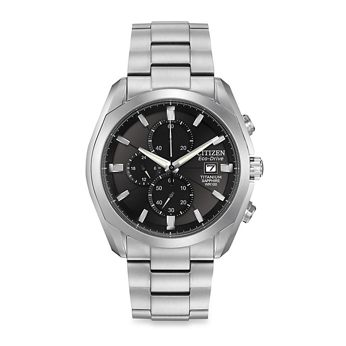 Citizen Men's Eco-Drive Titanium Watch | Bed Bath & Beyond