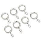 Alternate image 0 for Cambria&reg; Vista Clip Rings in Brushed Nickel (Set of 7)