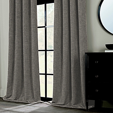 Tweak 63-Inch Pinch Pleat/Back Tab Window Curtain Panel in Bluestone. View a larger version of this product image.