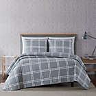 Alternate image 0 for Truly Soft&reg; Leon Plaid 2-Piece Twin XL Quilt Set in Grey