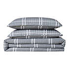 Alternate image 3 for Truly Soft&reg; Leon Plaid 2-Piece Twin XL Quilt Set in Grey