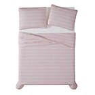 Alternate image 2 for Truly Soft&reg; Maddow Stripe 2-Piece Twin XL Quilt Set in Blush