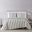 Alternate image 0 for Truly Soft&reg; Millenial Stripe 3-Piece Full/Queen Quilt Set in Ivory/Black