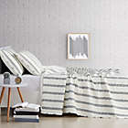 Alternate image 1 for Truly Soft&reg; Millenial Stripe 3-Piece Full/Queen Quilt Set in Ivory/Black
