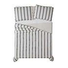 Alternate image 2 for Truly Soft&reg; Millenial Stripe 3-Piece Full/Queen Quilt Set in Ivory/Black
