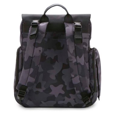 Eddie Bauer&reg; Places &amp; Spaces Compass Diaper Backpack in Black. View a larger version of this product image.