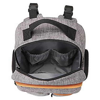 Jeep&reg; Adventurer&#39;s Diaper Backpack in Grey/Tan. View a larger version of this product image.