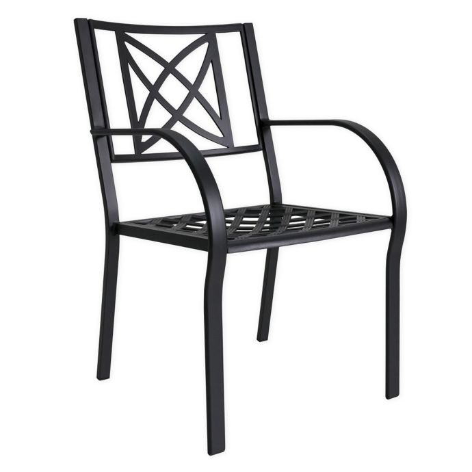 Vifah Paracelsus All-Weather Aluminum Outdoor Patio Chairs Set of 2  Bed  Bath and Beyond Canada
