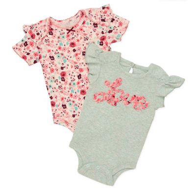 floral baby bodysuit