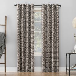 Sun Zero® Burke Twill Mosaic 63-Inch Thermal Blackout Curtain Panel in Sable (Single)