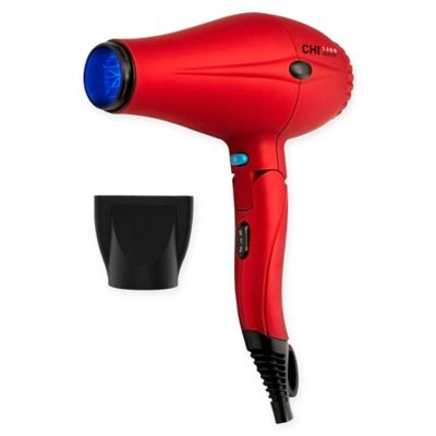 CHI&reg; 1400 Series Foldable Compact Hair Dryer in Red