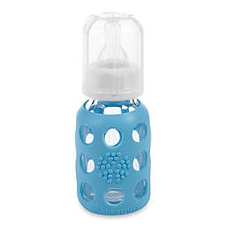 Lifefactory® 4 oz. Glass Baby Bottle w/Silicone Sleeve in Sky