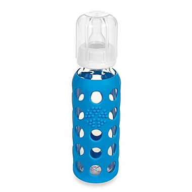 niet verlangen Schep Lifefactory® 9 oz. Glass Baby Bottle w/Silicone Sleeve in Ocean | buybuy  BABY