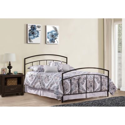 Hillsdale Furniture Julien King Bed with Nightstand in Black/Espresso