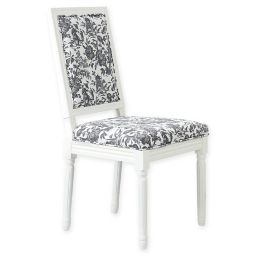 Wooden Chair With White Cushion  - White Poly Lumber Adirondack Siesta Chair With Cushion (Frequency Parchment).