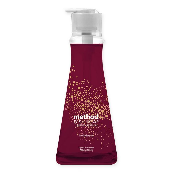 Method 18 oz. Holiday Pump Dish Soap in Holly Berry | Bed ...