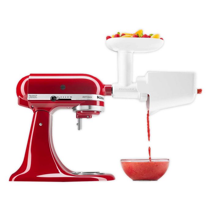 kitchenaid fruit & vegetable strainer set with food grinder attachment
