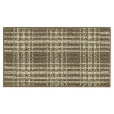 Bee &amp; Willow&trade; Plaid 1&#39;8 x 2&#39;10 Accent Rug in Tan/Cream