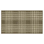 Bee &amp; Willow&trade; Plaid 1&#39;8 x 2&#39;10 Accent Rug in Tan/Cream