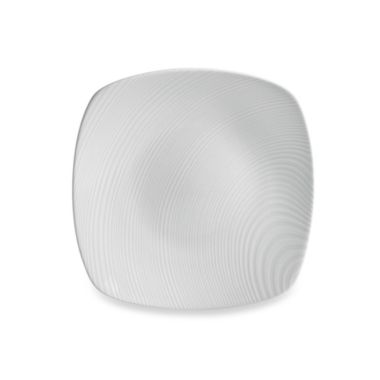 Noritake&reg; White on White Dune Square Salad Plate. View a larger version of this product image.
