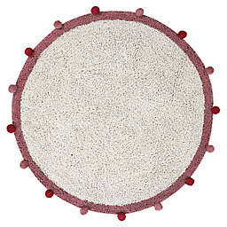 Marmalade™ Bubbly 4' Round Hand Tufted Washable Area Rug in Light Pink