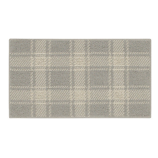 Alternate image 1 for Bee & Willow™ Plaid 1'8 x 2'10 Accent Rug in Grey/Cream