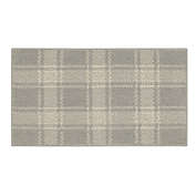 Bee &amp; Willow&trade; Plaid 1&#39;8 x 2&#39;10 Accent Rug in Grey/Cream