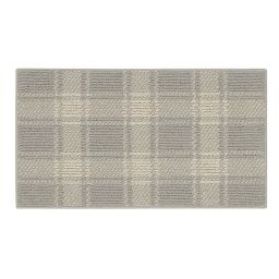 Bee & Willow™ Plaid 1'8 x 2'10 Accent Rug in Grey/Cream