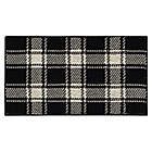 Alternate image 0 for Bee &amp; Willow&trade; Plaid 1&#39;8 x 2&#39;10 Accent Rug in Black/Cream