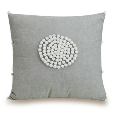 Dunelm Exclusive Grey Taupe Sprig Berries 16” Cushion Cover 