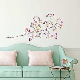 Roommates® Pastel Flowers Branch Peel and Stick Giant Wall Decals with 3D Embellishments