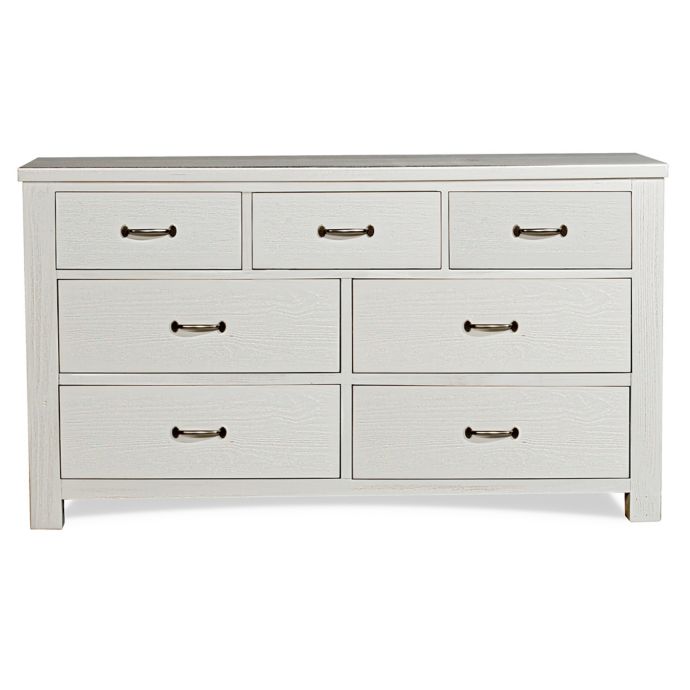 Hillsdale Kids And Teen Highlands 7 Drawer Dresser In White Bed