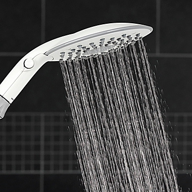 Waterpik&reg; RainFall 2-Spray Showerhead in White. View a larger version of this product image.