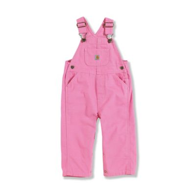 baby carhartt overalls pink