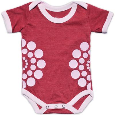 Grip-a-Baby&trade; Dots a Lot Non-Slip Bodysuit in Red/Pink