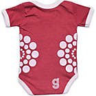 Alternate image 1 for Grip-a-Baby&trade; Size 6-9M Dots a Lot Non-Slip Bodysuit in Red/Pink