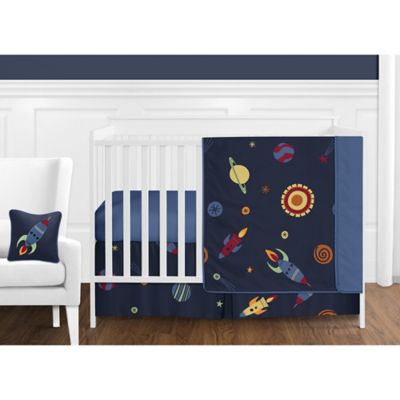 galaxy crib bedding