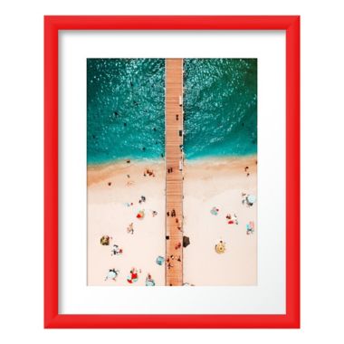 PTM Images Pier View 17.5-Inch x 21.5-Inch Framed Print Wall Art. View a larger version of this product image.