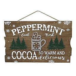Sweet Bird & Co.™ Peppermint Cocoa 18.5-Inch x 11.5-Inch Wood Wall Art
