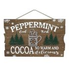 Alternate image 0 for Sweet Bird & Co.&trade; Peppermint Cocoa 18.5-Inch x 11.5-Inch Wood Wall Art