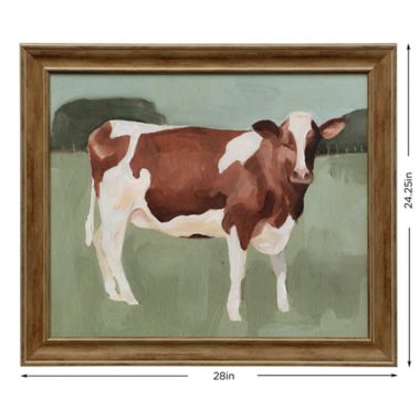 Bee &amp; Willow&trade; Cow in Pasture 24.23-Inch x 28.23-Inch Framed Wall Art. View a larger version of this product image.