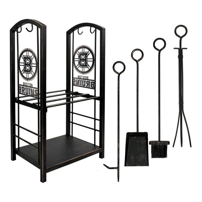 Nhl Fireplace Wood Holder And Tool Set Collection Bed Bath Beyond