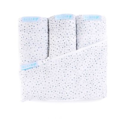 clouds and stars quick zip crib sheets