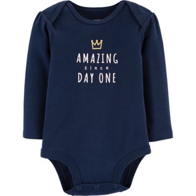 navy long sleeve bodysuit