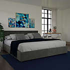 Alternate image 1 for EveryRoom Ryder King Velvet Upholstered Bed Frame with Storage in Grey