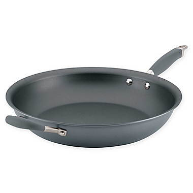Anolon&reg; Advanced&trade; Home Hard-Anodized 14.5-Inch Skillet with Helper Handle. View a larger version of this product image.