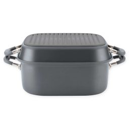 Anolon® Advanced™ Home Hard-Anodized Nonstick 7 qt. Square Roaster/Grill Pan Set