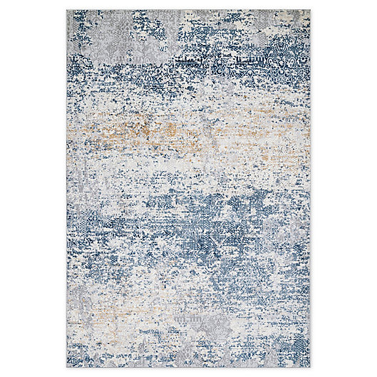 Alternate image 1 for nuLOOM® Wilde 6'7 x 9' Distressed Area Rug in Blue